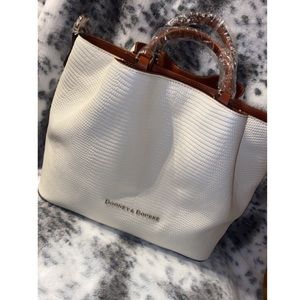 Dooney & Bourke Embossed Lizard Large Barlow Bag